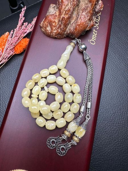 Rus Kaya Damla Kehribar Tesbih