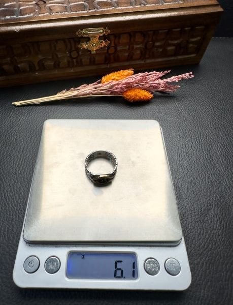 Üç Hilal Özel Tasarım Gümüş Yüzük