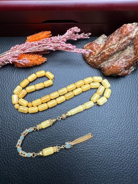 Rus Kaya Damla Kehribar Tesbih