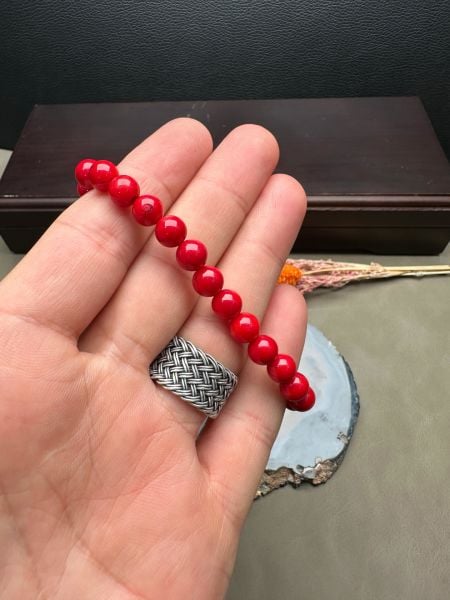 Mercan Doğal Taş Bileklik