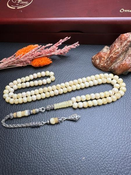 Rus Kaya 99 Luk Damla Kehribar Tesbih