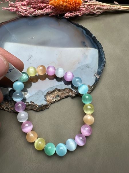 Selenit Doğal Taş Bileklik