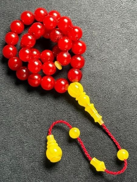 Osman Kiraz Usta Dizayn Osmanlı Sıkma Kehribar Tesbih