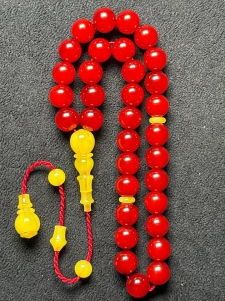 Osman Kiraz Usta Dizayn Osmanlı Sıkma Kehribar Tesbih