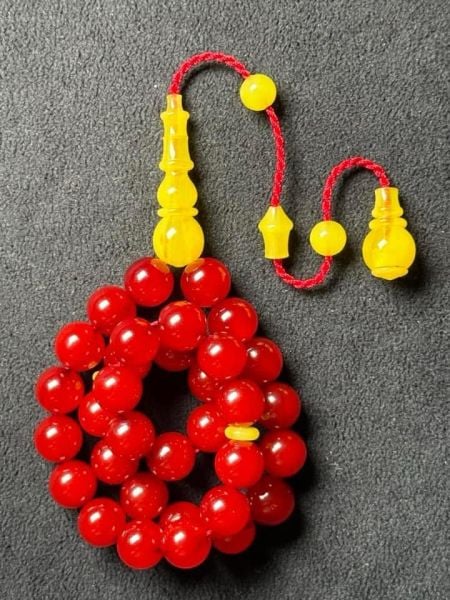 Osman Kiraz Usta Dizayn Osmanlı Sıkma Kehribar Tesbih