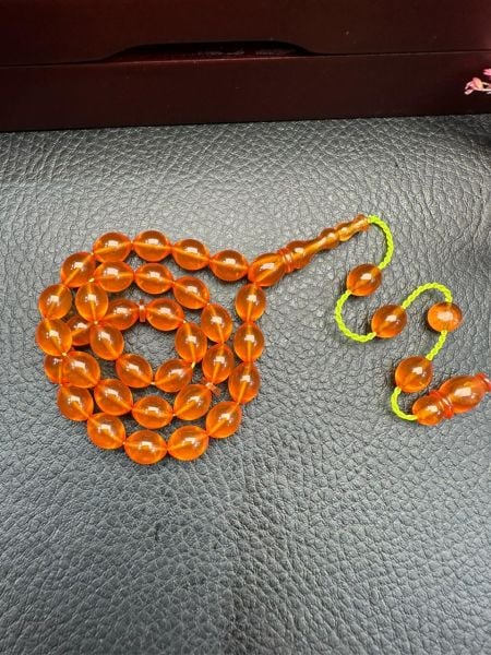 Küçük Boy Ateş Kehribar Tesbih