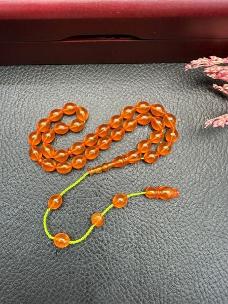 Küçük Boy Ateş Kehribar Tesbih