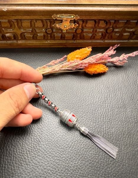 Özel Tasarım Zarlı Model Gümüş Püskül