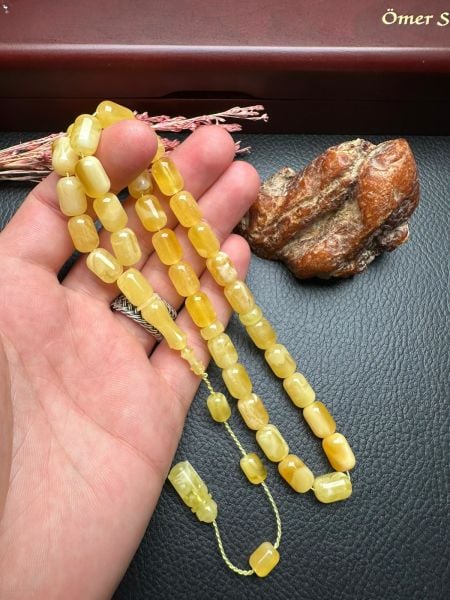 Rus Kaya Damla Kehribar Tesbih