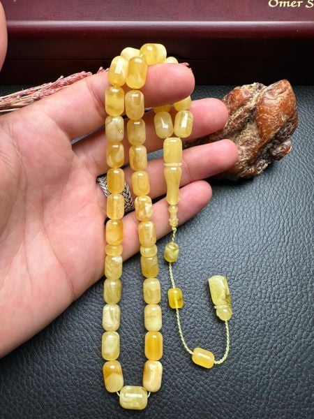 Rus Kaya Damla Kehribar Tesbih