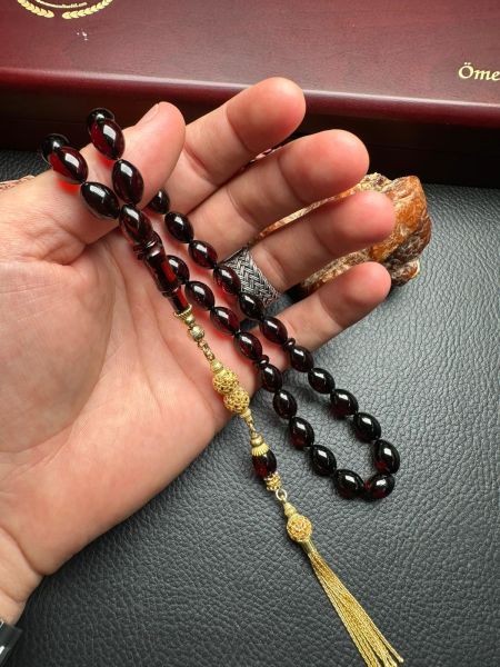 Rus Kaya Damla Kehribar Tesbih