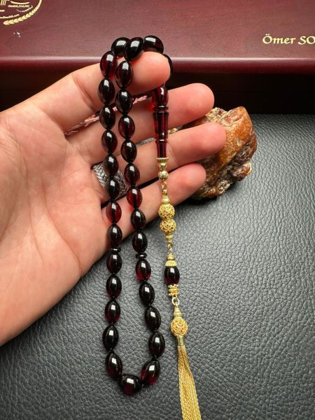 Rus Kaya Damla Kehribar Tesbih