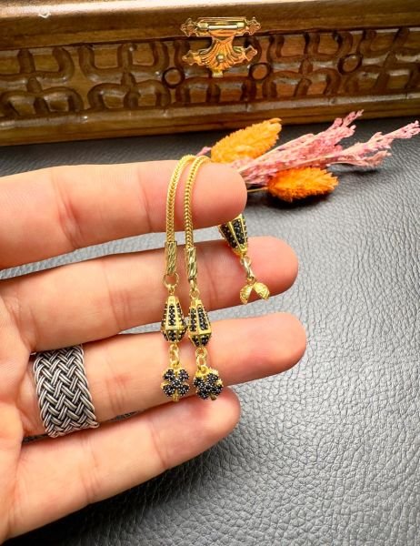 Özel Tasarım Diamond Model Gümüş Püskül