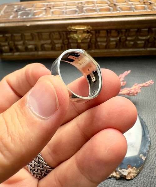 Özel Ayyıldız Tasarım Gümüş Yüzük