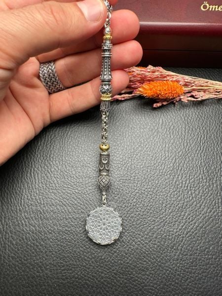 Özel Kapaklı Tasarım Gümüş Püskül