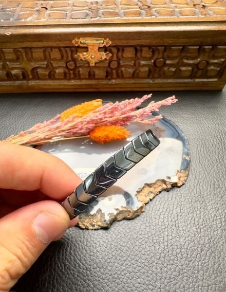 Hematit Doğal Taş Bileklik