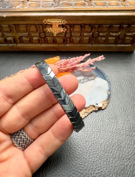 Hematit Doğal Taş Bileklik