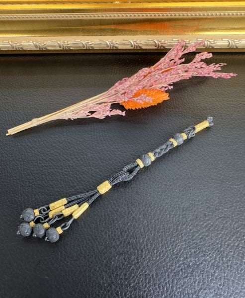 Çakırbeyli Model Sarı Siyah Renk  Kazaz Püskül