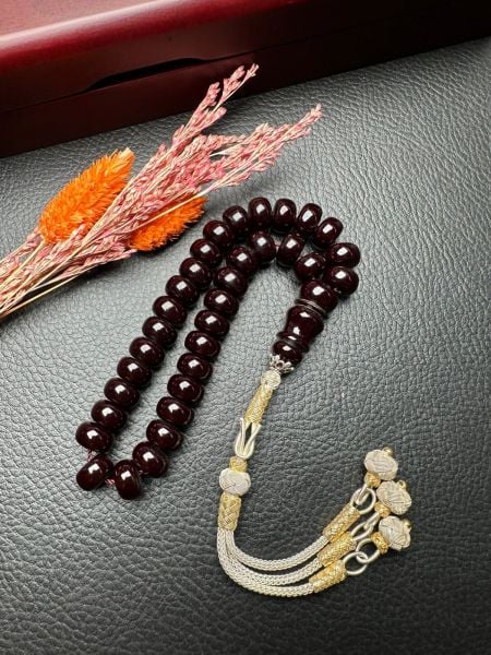 Osmanlı Benzetme Sıkma Kehribar Tesbih