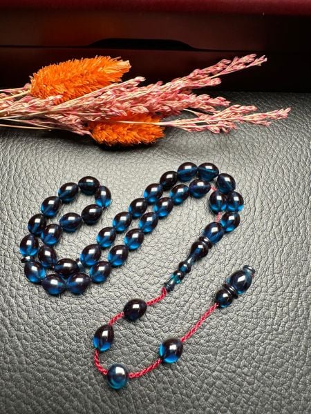 Küçük Boy Ateş Kehribar Tesbih