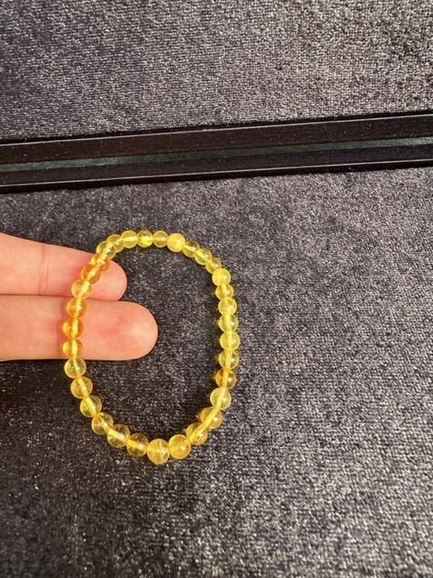 Bay/Bayan Damla Kehribar Bileklik