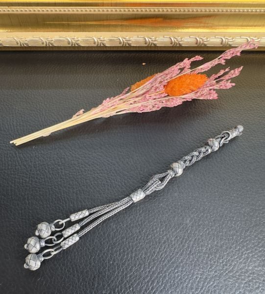 Çakırbeyli Model Siyah Renk  Kazaz Püskül