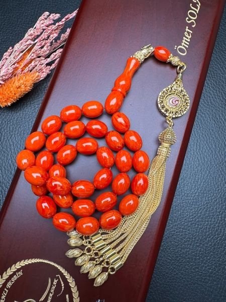 Yakup Kara Badem Model Turuncu Yeni Katalin Tesbih