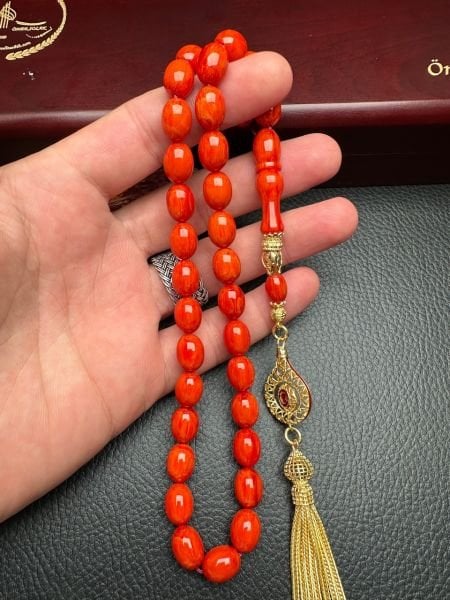 Yakup Kara Badem Model Turuncu Yeni Katalin Tesbih