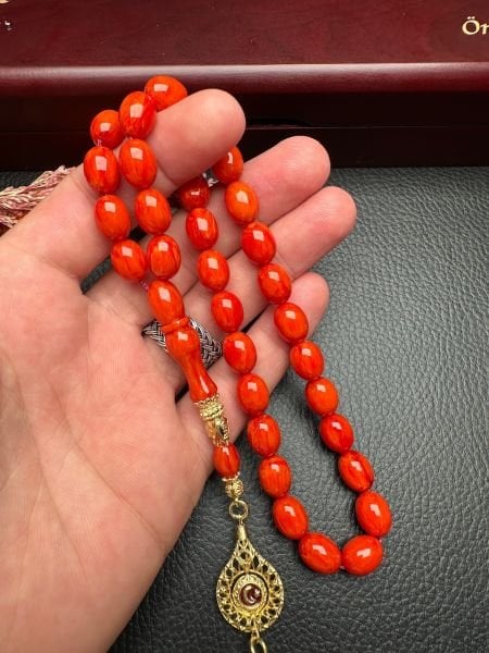 Yakup Kara Badem Model Turuncu Yeni Katalin Tesbih