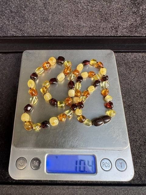 Bay/Bayan Karışık Renk Baltık Damla Kehribar Kolye