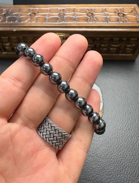 Hematit Doğal Taş Bileklik