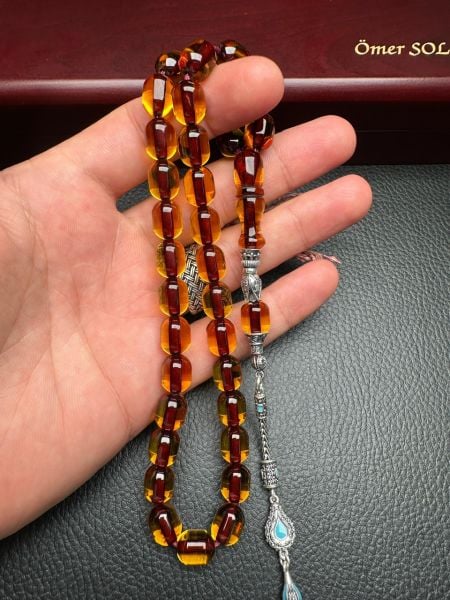 Yakup Kara Kapsül Model Ateş Kehribar Tesbih