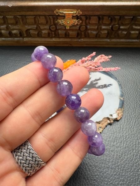 Ametist Doğal Taş Bileklik