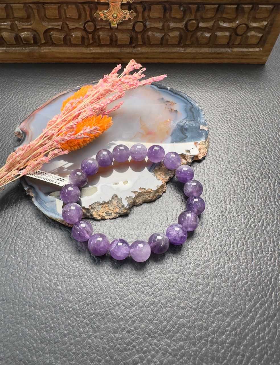 Ametist Doğal Taş Bileklik