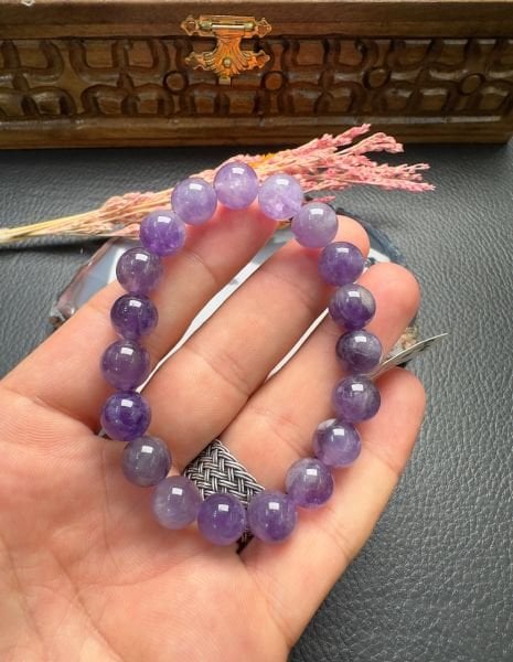 Ametist Doğal Taş Bileklik