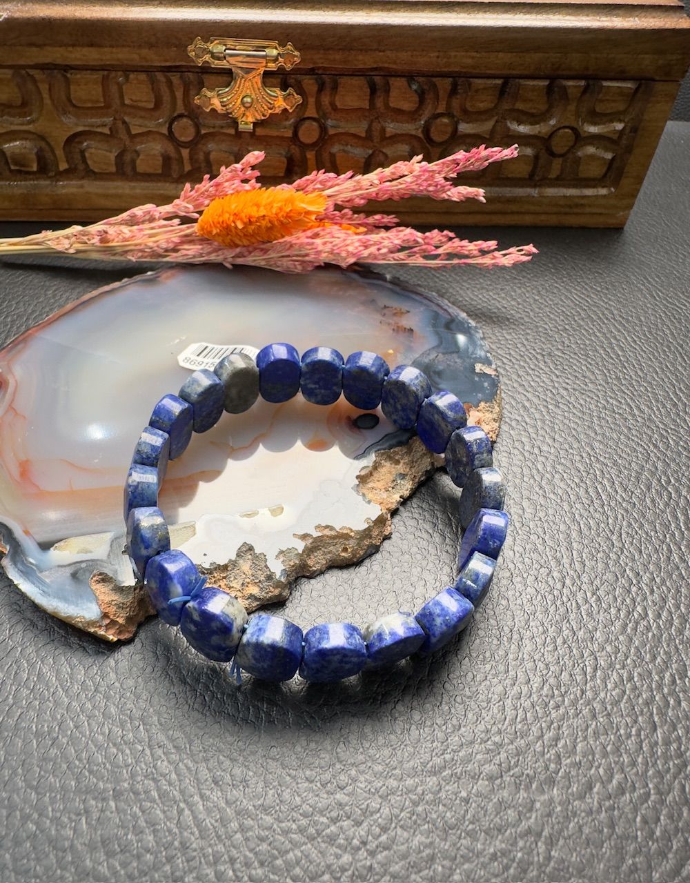 Lapis Lazuli Doğal Taş Bileklik