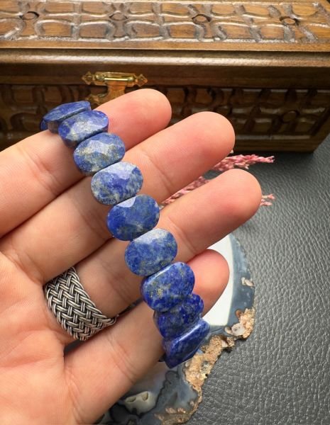 Lapis Lazuli Doğal Taş Bileklik