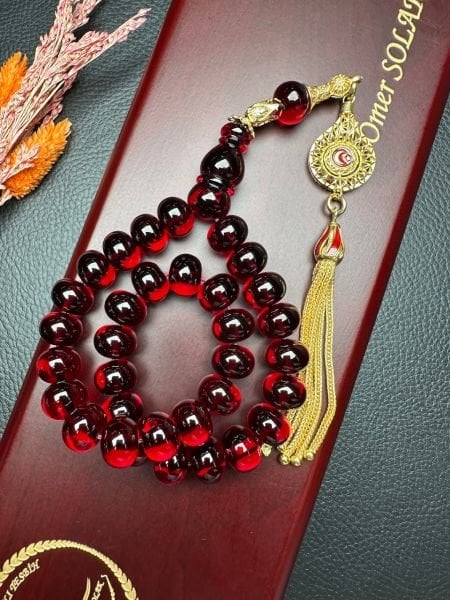 Yakup Kara Basık Model Osmanlı Benzetme Ateş Kehribar Tesbih