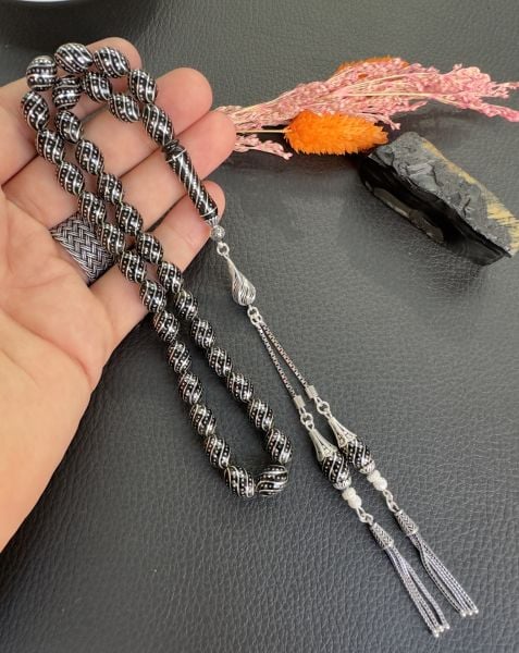 Beyzi Model Gümüş İşleme Erzurum Oltu Tesbih