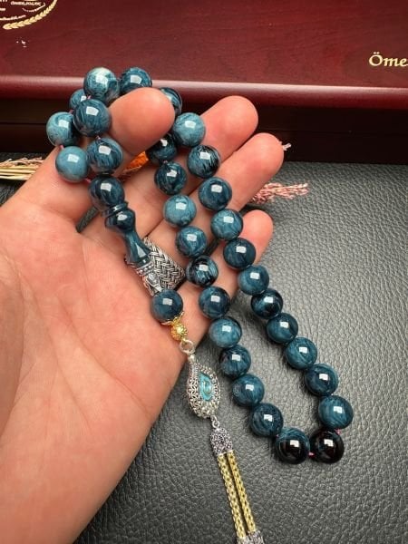 Yakup Kara Küre Model Mavi Renk Yeni Katalin Tesbih