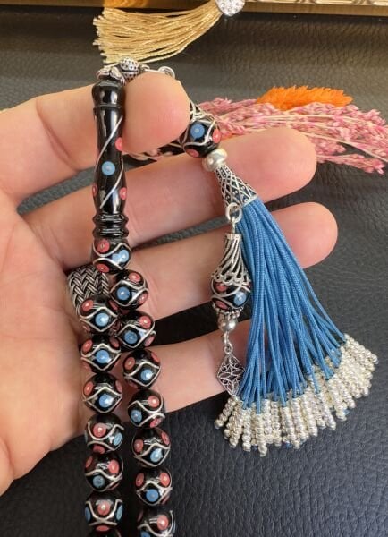 Küre Model Mercan Firuze İşleme Erzurum Oltu Tesbih