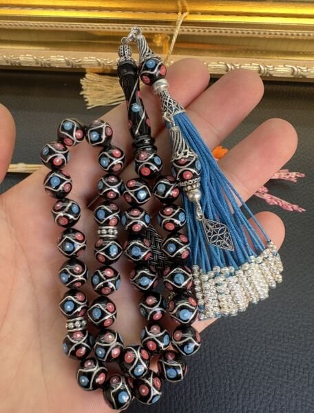 Küre Model Mercan Firuze İşleme Erzurum Oltu Tesbih