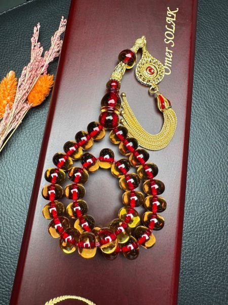 Yakup Kara Basık Model Osmanlı Benzetme Ateş Kehribar Tesbih