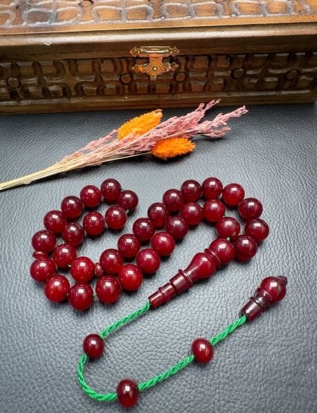 Küre Model Osmanlı Benzetme Sıkma Kehribar Tesbih