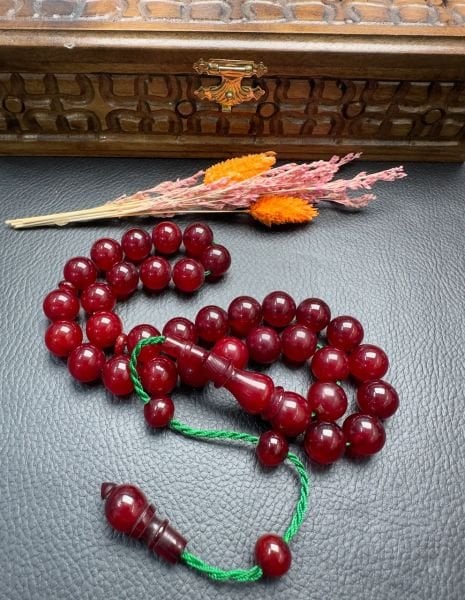 Küre Model Osmanlı Benzetme Sıkma Kehribar Tesbih