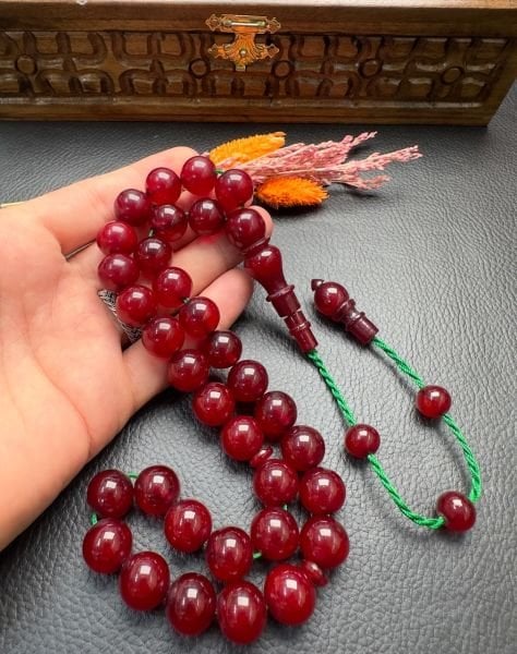 Küre Model Osmanlı Benzetme Sıkma Kehribar Tesbih