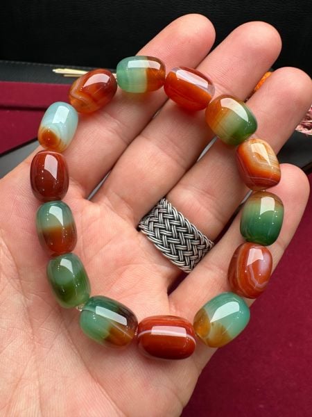 Akik Doğal Taş Bileklik