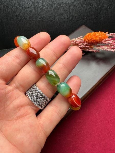 Akik Doğal Taş Bileklik