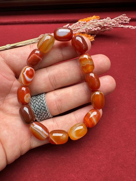 Akik Doğal Taş Bileklik