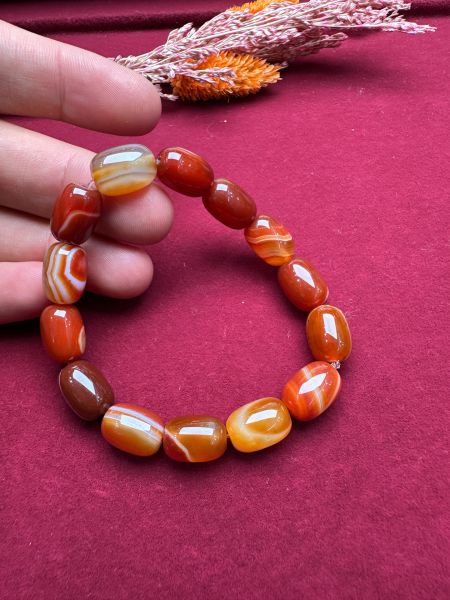 Akik Doğal Taş Bileklik